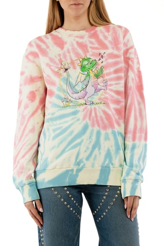 Sweater - Wit, blauw en roze