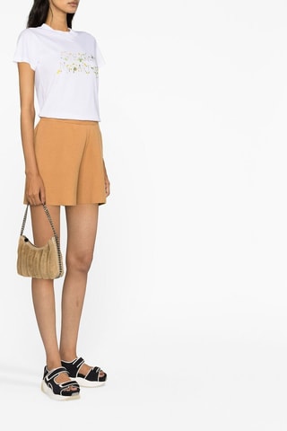 T-shirt - Wit, groen en geel