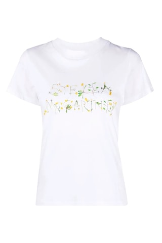T-shirt - Wit, groen en geel