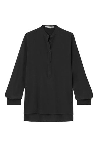 Zijden Blouse - Zwart