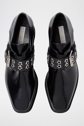 Platform Derby’s met Hak - Zwart en bruin