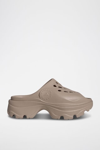 Platform Clogs - Taupe
