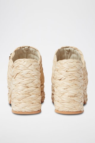 Platform Sandalen met Hak - Beige