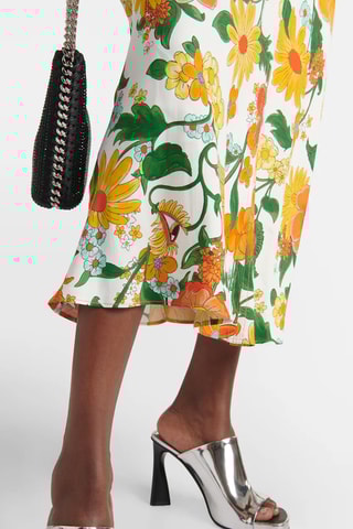 Lange Rok - Wit, groen en geel