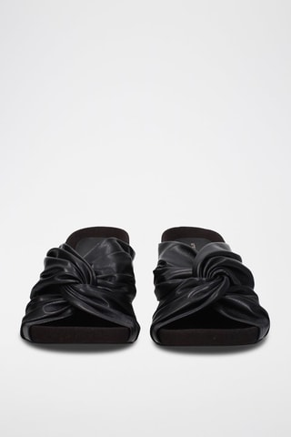 Muiltjes met Hak - Zwart