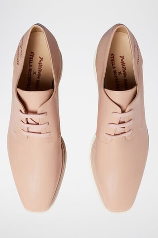 Platform Derby’s met Hak - Wit en roze