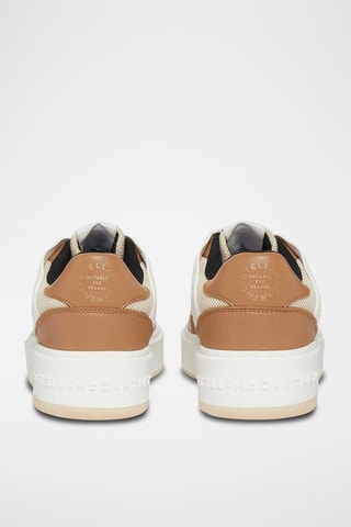 Sneakers - Wit, beige en bruin