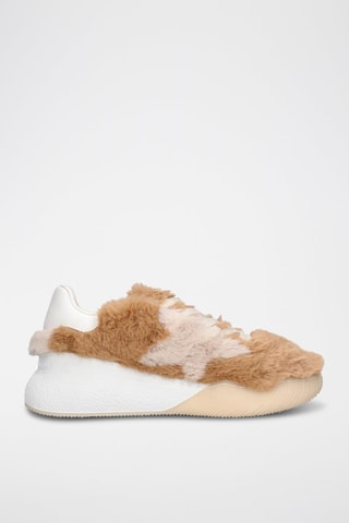 Sneakers - Wit en beige