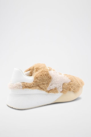 Sneakers - Wit en beige