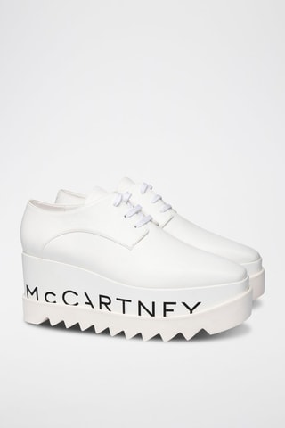 Platform Sneakers - Wit en zwart