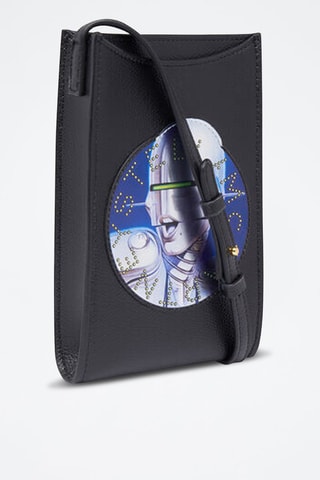 Clutch - Wit, zwart en blauw