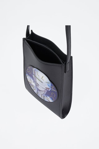 Clutch - Wit, zwart en blauw