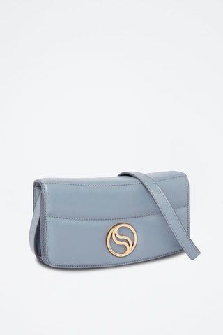 Schoudertas - Blauw en grijs