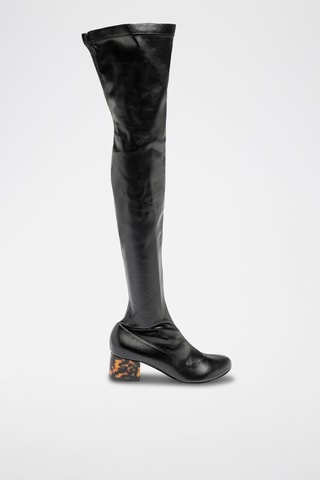 Lieslaarzen - Zwart en bruin