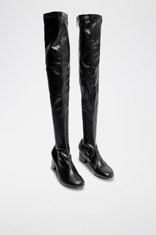 Lieslaarzen - Zwart en bruin