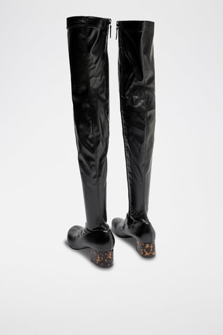 Lieslaarzen - Zwart en bruin