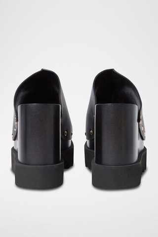 Platform Sandalen met Hak - Zwart