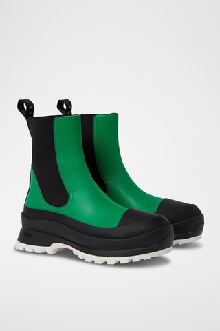 Boots - Zwart, groen en bruin