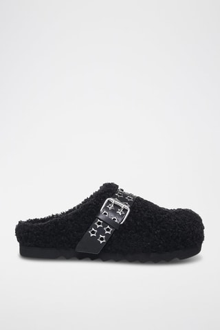 Muiltjes - Zwart en zilverkleurig