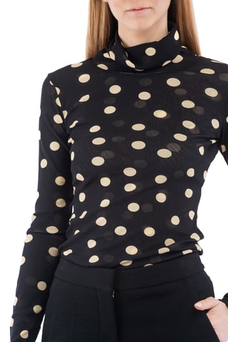 Top - Zwart en beige