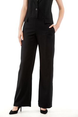 Mouwloze Wollen Jumpsuit - Zwart