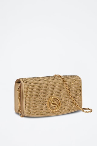 Portefeuille - Beige en goudkleurig