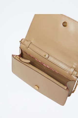 Portefeuille - Beige en goudkleurig