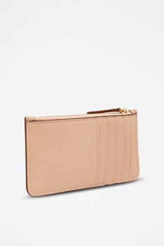 Pasjeshouder - Beige en goudkleurig