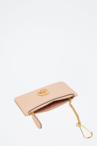 Pasjeshouder - Beige en goudkleurig