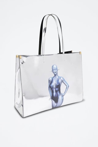 Totebag - Zwart en zilverkleurig