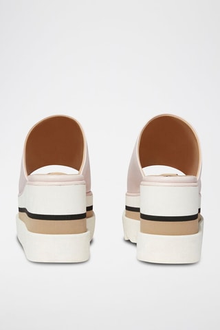 Platform Sandalen - Wit, beige en roze