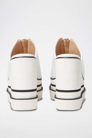 Platform Muiltjes met Hak - Wit en zwart