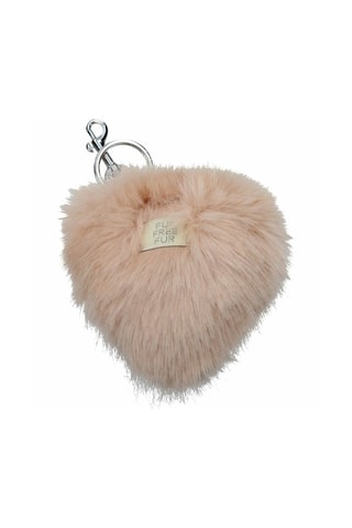 Sleutelhanger - Beige en goudkleurig