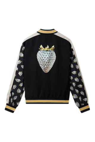 Baseball Jasje - Wit, zwart en geel