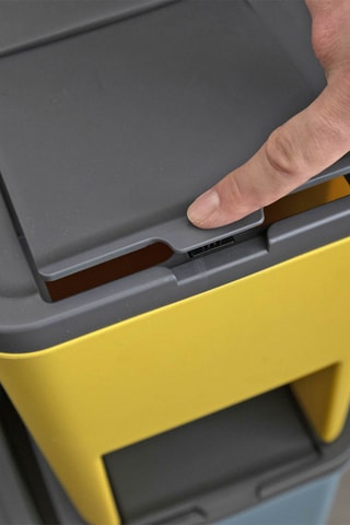 3 papeleras apilables para reciclaje Bergen - 60 l