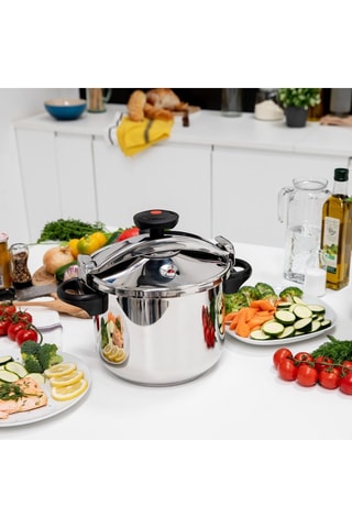 Panela de pressão em aço inoxidável Classique - 22 cm - 6 l