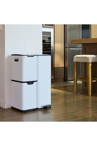 Cubo de basura de acero inoxidable Haja - 13/17/30 l