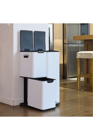 Cubo de basura de acero inoxidable Haja - 13/17/30 l