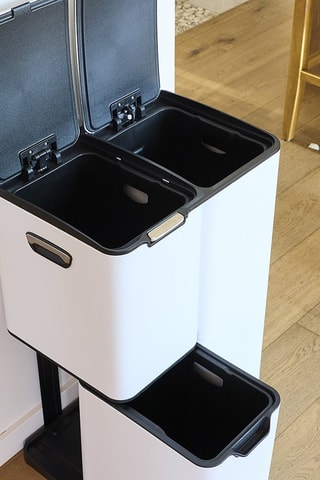 Cubo de basura de acero inoxidable Haja - 13/17/30 l