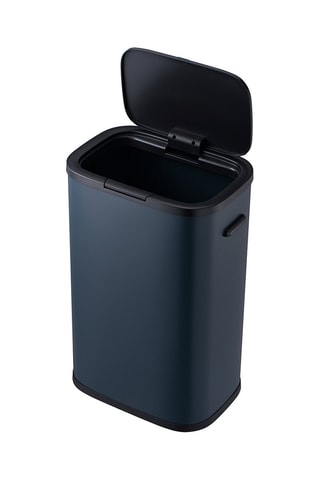 Caixote do lixo de cozinha automático push em aço inoxidável Portland - 60 l