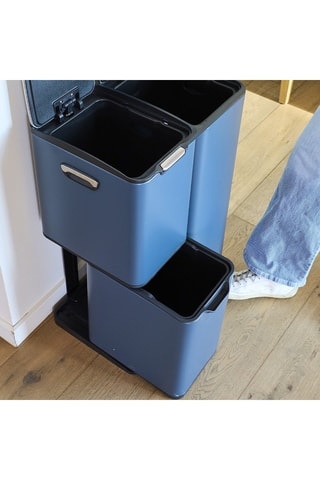 Cubo de basura de acero inoxidable Haja - 13/17/30 l