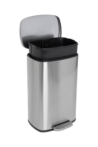 Caixote do lixo com pedal em aço inoxidável Admiral - 50 l