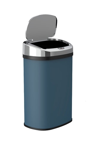 Cubo de basura automático de acero inoxidable Majestic - 58 l