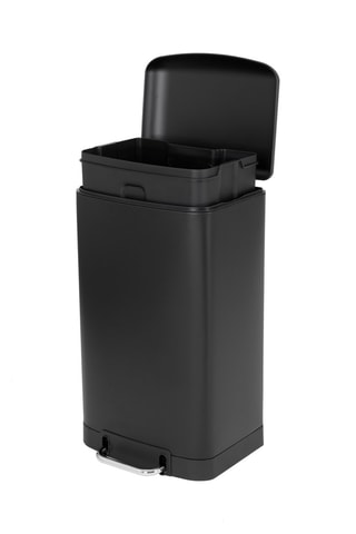Papelera de acero inoxidable con pedal para cocina Greenwich - 40 l