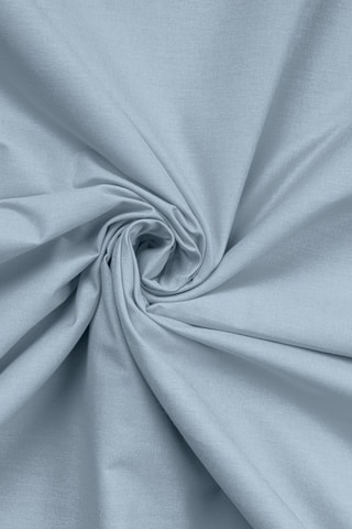 Sábana bajera de algodón reforzado 57 hilos/cm² Tonne Marie - Azul grisáceo