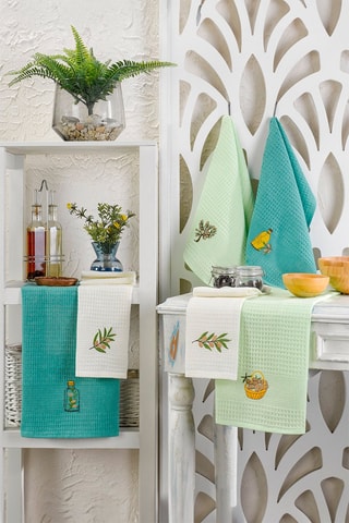 6 paños - Multicolor