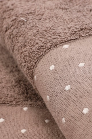 2 toallas de mano Pitircik - Marrón - 50 x 90 cm