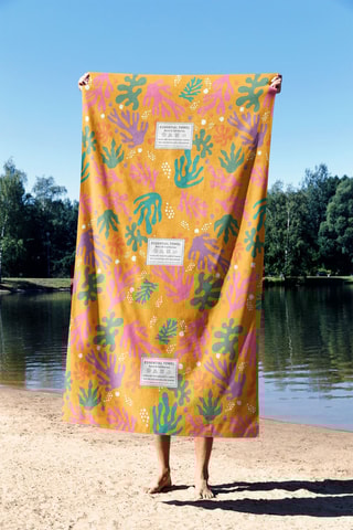 Toalla de baño - Amarillo - 70 x 130 cm