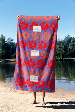 Toalla de baño - Violeta - 70 x 130 cm