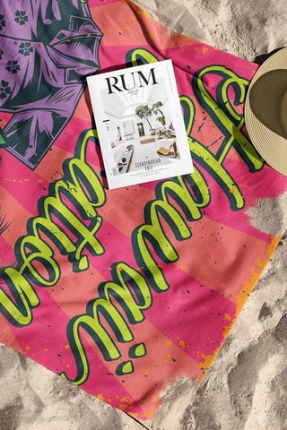 Toalla de baño - Rosa - 90 x 150 cm